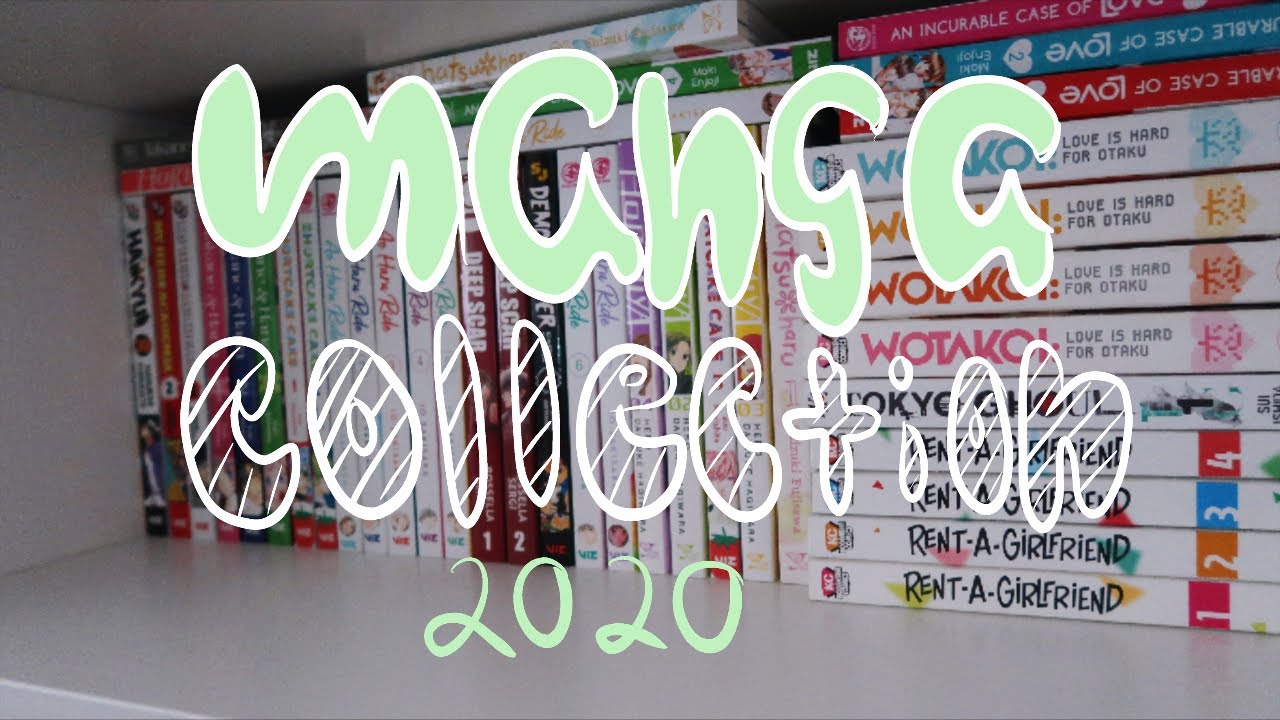 manga collection 2020 (my cat tries to eat them)