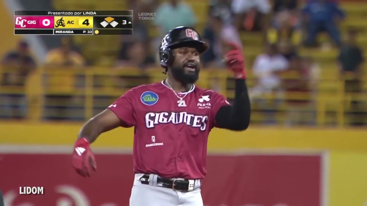 LUIS FERNANDO MIRANDA, AGUILAS DEL CIBAEÑAS VS GIGANTES DEL CIBAO 15 ENERO 2026
