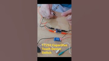TTP223 CAPACITIVE TOUCH SENSOR SWITCH #tip223 #touch #button  # sensor  #dmsdiyelectronicsproject