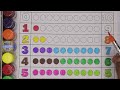 Learn numbers from 1 to 10 with colors count numbers for kids number names 110  kids learning