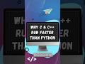 Why is Python slower than C & C++? Here's the first reason-Watch to find out!#PythonVsC#TechExplain