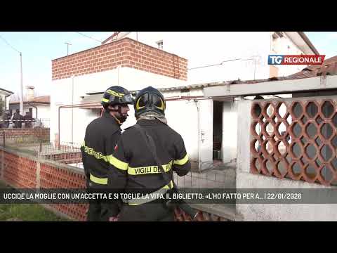 Video UCCIDE LA MOGLIE CON UN'ACCETTA E SI TOGLIE LA VITA. IL BIGLIETTO: «L'HO FATTO PER A... | 22/01/2026