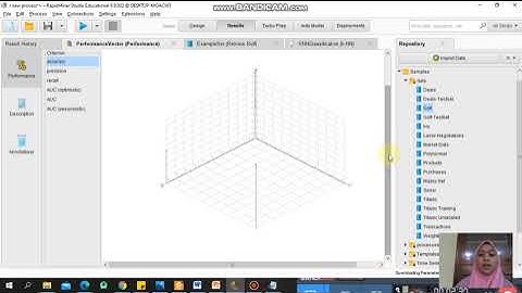 PENGUJIAN ALGORITMA K-NN MENGGUNAKAN RAPID MINER (Data golf dari Rapid Miner)