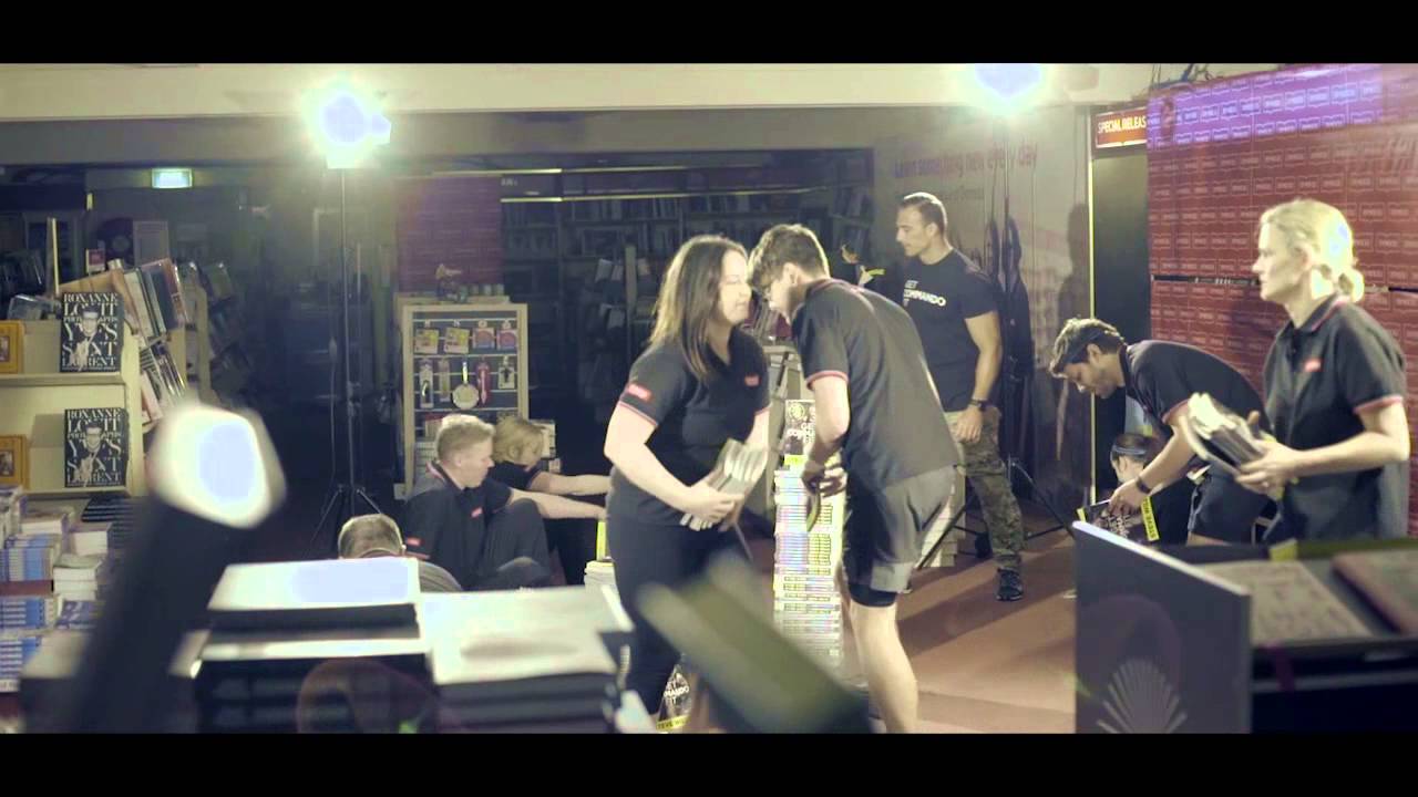 Commando Steve helps Dymocks get Commando fit