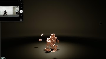 Lets you interact with beautifully animated UE5 effects, webcams only!