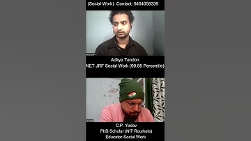 ⁣ Tips from Topper for Students Before Exam || UGC NET-Social Work || C.P. Yadav  #socialworknetjrf