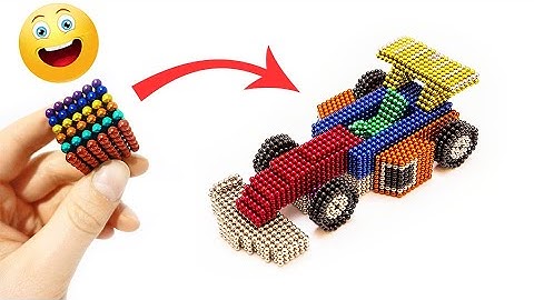 🏎How to make Formula 1 bolid from Neocube [DIY]  Magnetic Balls Satisfying Video Racing car 😜