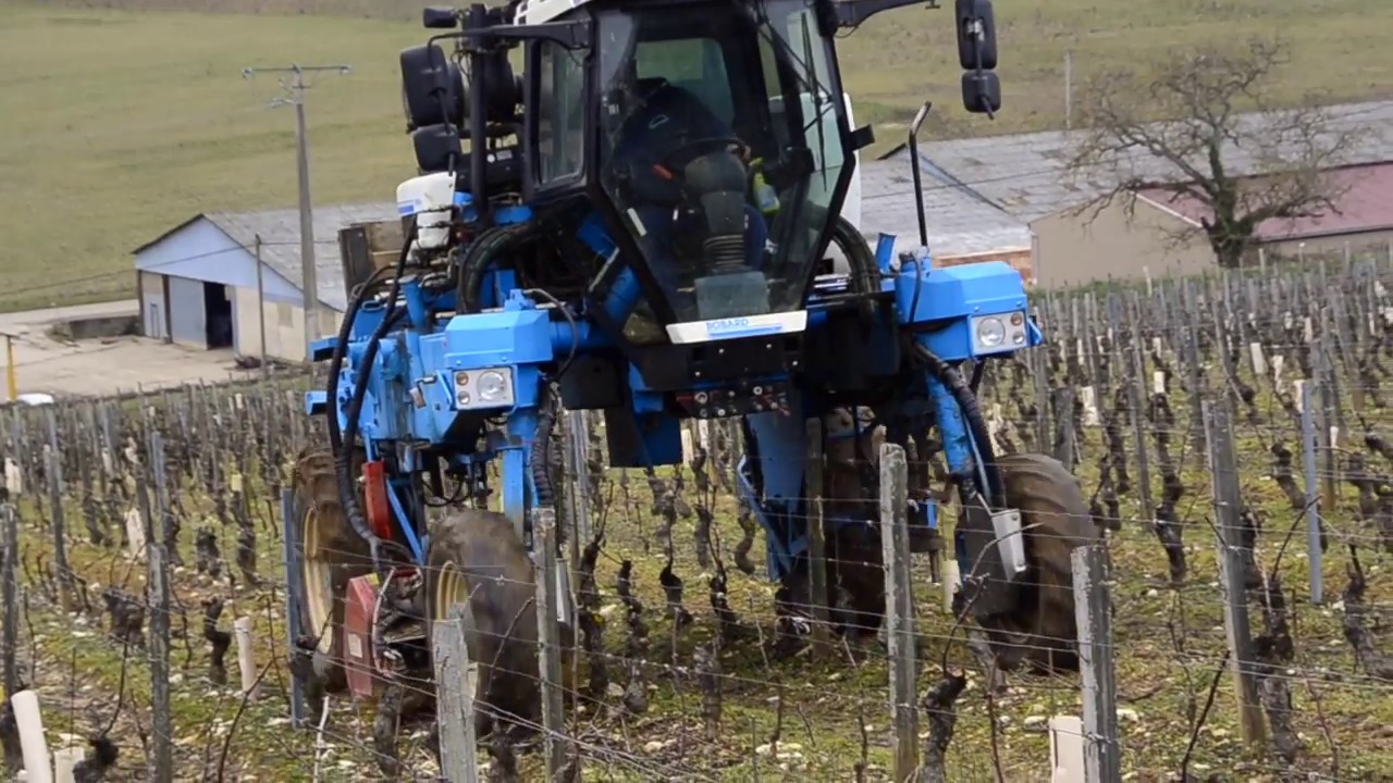 Broyage des sarments 2018. BOBARD 1096 ti