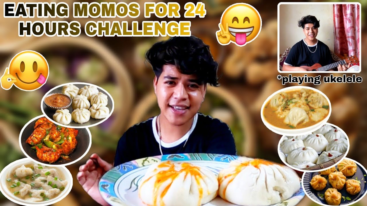 EATING ONLY MOMOS FOR 24 HOURS CHALLENGE 😋 || FOOD CHALLENGE || DIPKAR LABAR || DARJEELING ||