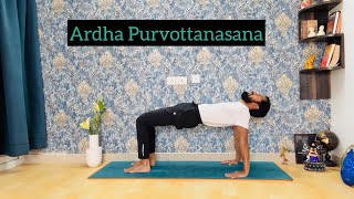 Reverse Tabletop | Ardha Purvottanasana | Yoga Divine Soul @yogadivinesoul #yoga #alignment #viral 