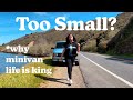 Top 10 reasons why minivan life is better than full size  solo female vanlife perspective