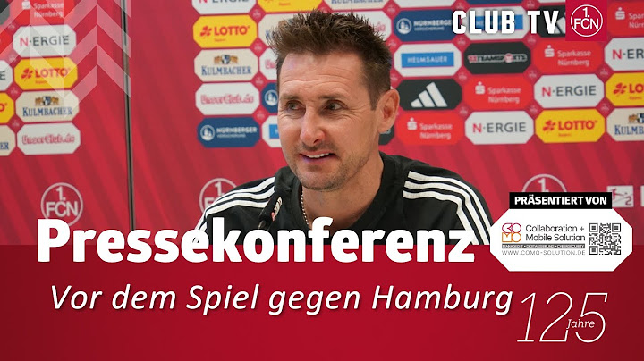 RE-LIVE: Die PK mit Miro Klose vor dem Spiel gegen Hamburg