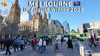 Melbourne Australia Sunday Walking Tour in August 2026 Winter Season
