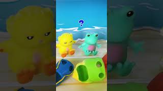 【寸劇】なかよくつりをしていると・・・【もっちりフレンズ うみのなかま】 #shorts #スクイーズ #海の生き物 #着せ替え #おもちゃ #もっちりフレンズ