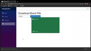 Blazor Server 5.0 Download Excel file（Excelファイルをダウンロードする） News