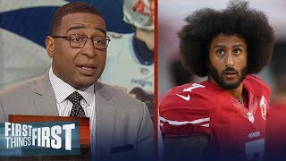 Cris Carter thinks Patriots would sign Kaepernick to succeed Tom Brady | NFL | FIRST THINGS FIRST