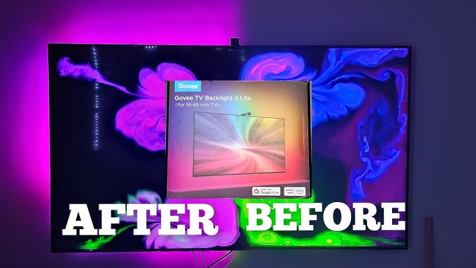 This is GENIUS! - GOVEE TV BACKLIGHT 3 LITE .. Is This The Best TV Backlight?  