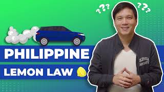 PHILIPPINE LEMON LAW | Atty. Tony Roman