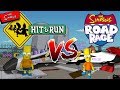 Simpsons Hit &amp; Run Cars From Road Rage (Comparison)