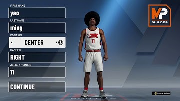 BEST YAO MING BUILD ON 2K20 60 BADGES INSANE BUILD BEST CENTER BUILD