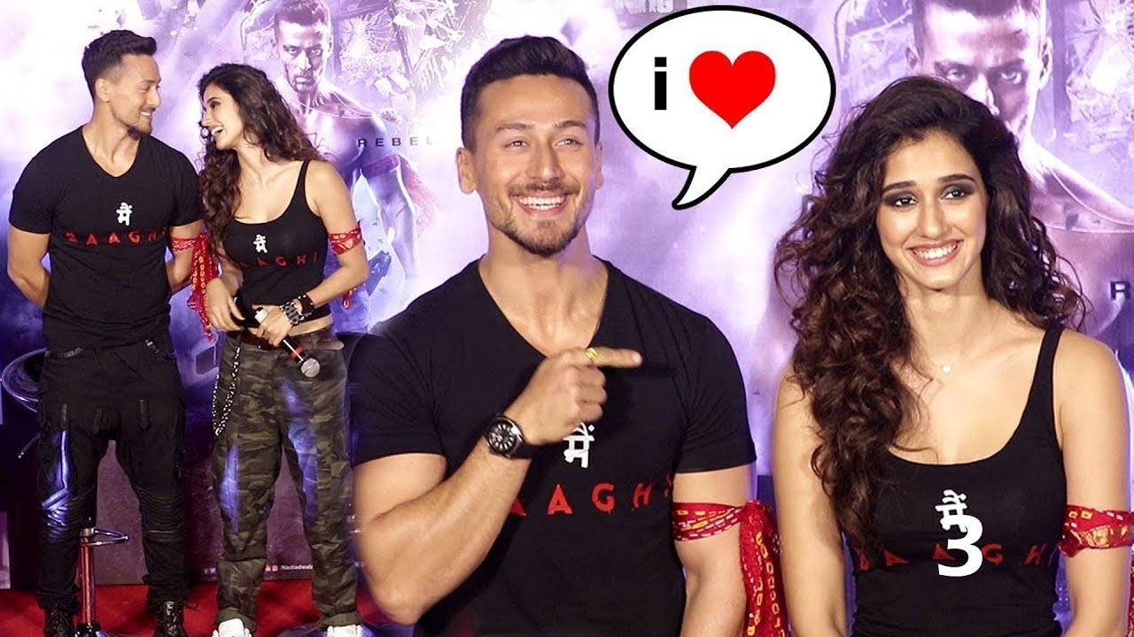 Tiger Shroff's CUTE Moments With Girlfriend Disha Patani At Baaghi 2