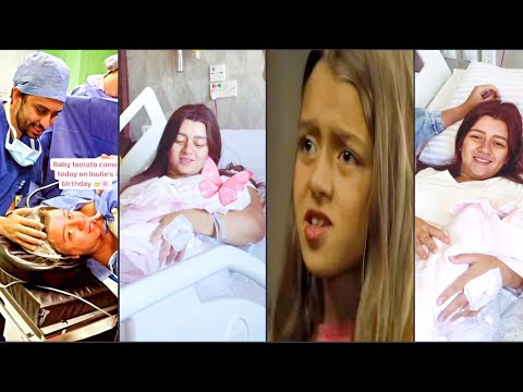 كبرت وبقت أم شاهد ولادة الطفلة سو بطلة مسلسل الكبير أوي ليلي عدنان وفرحتها واول تعليق بعد الولادة