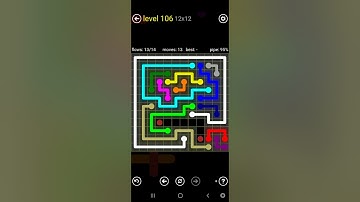 Free Flow - 12x12 Mania - Perfect Solutions for levels 101 - 120