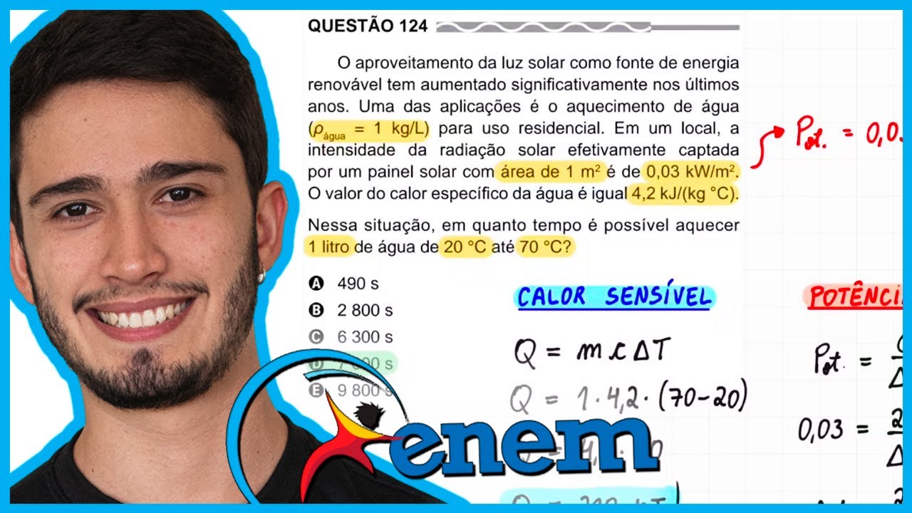 ENEM 2017 PPL - O aproveitamento da luz solar como fonte de energia renovável tem aumentado signific