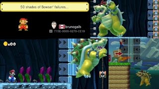 My Super Mario Maker Level - 50 shades of Bowser's Failures (Bullying Bowser) - Trolling Bowser?