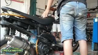 Setting mio road race 150 pemula | suaranya jahat