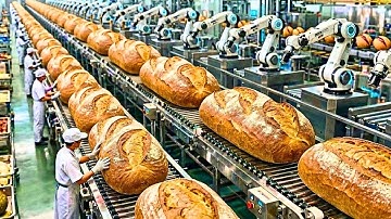 Inside a Modern Bread Factory: From Wheat to Perfect Golden Loaves (Full Process)