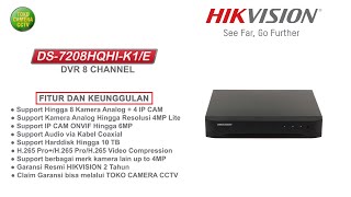 DVR HIKVISION 8 CHANNEL DS-7208HQHI-K1 E