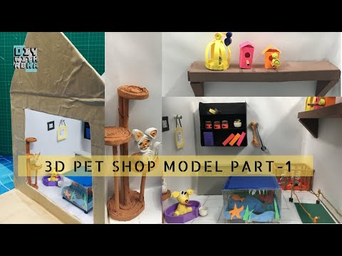 Pet Shop Model Part-1 | School Project | 3D Models