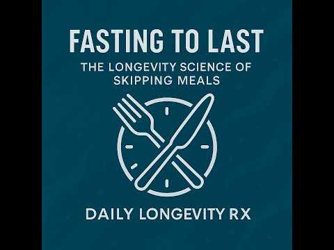 Fasting to Last: The Longevity Science of Skipping Meals
