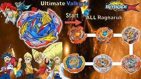 【Ultimate Valkyrie VS ALL Ragnaruk】 Beyblade Burst DB 베이블레이드 버스트 DB 얼티밋 발키리 ベイブレードバーストDB