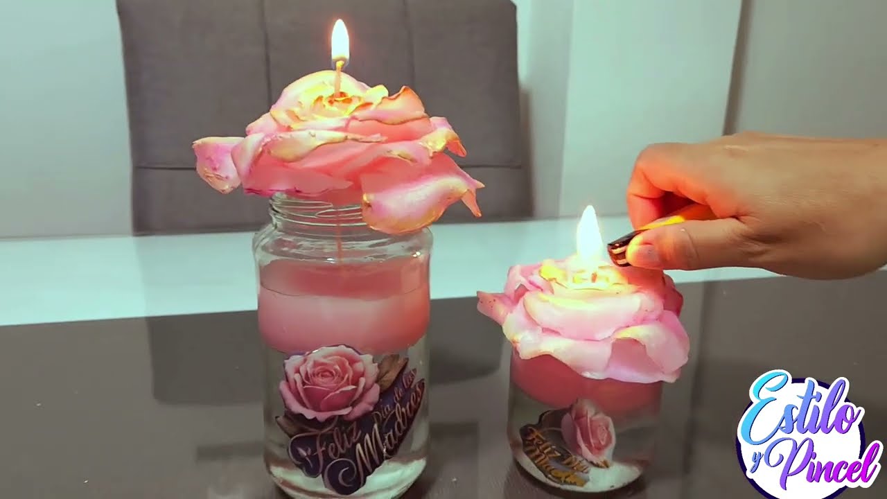 Rosas con PARAFINA 🩷🌹🥀