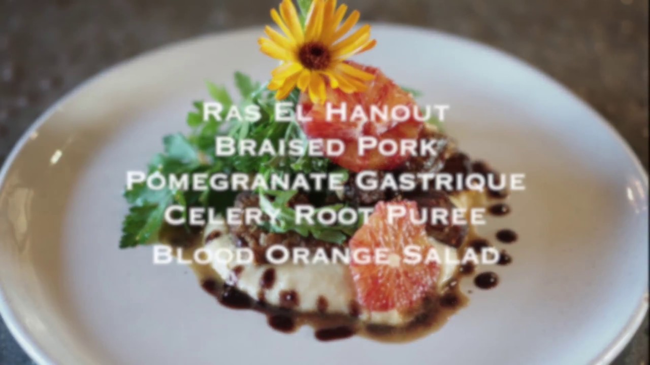 Recipe Ras El Hanout Braised Pork with Celery Root Puree YouTube
