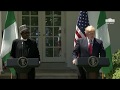 President Trump Hosts a Joint Press Conference with President Buhari