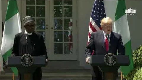President Trump Hosts a Joint Press Conference with President Buhari