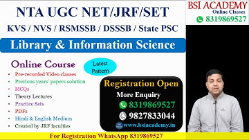 UGC NET Library Science June 2020