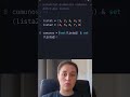 Encontrar elementos comunes entre dos listas usando python!