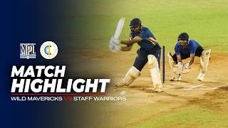 CCI Members Premiere League | Wild mavericks vs Staff warriors | Full match highlights