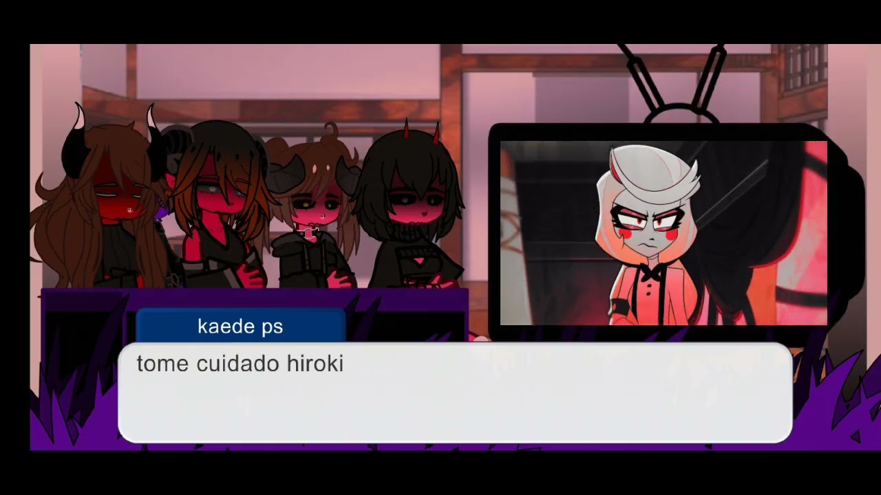 Kokujin no tenkousei reagindo a rap do alastor-ivou-[hiroki as alastor][au]