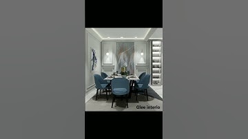😌...3d visualisation...😌 SketchUp Software + Enscape Render ..... #shorts #diningroomdecor