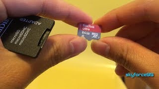 SanDisk Ultra 64GB microSDXC Card with Adapter Unboxing & Review