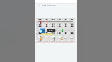 Compuerta lógica NOR en Tinkercad