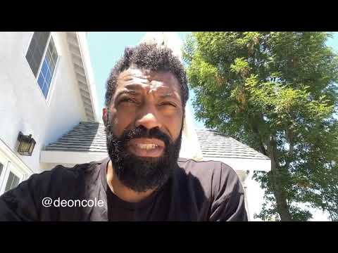 deon cole asking black people to come together to ask questions and to have a plan