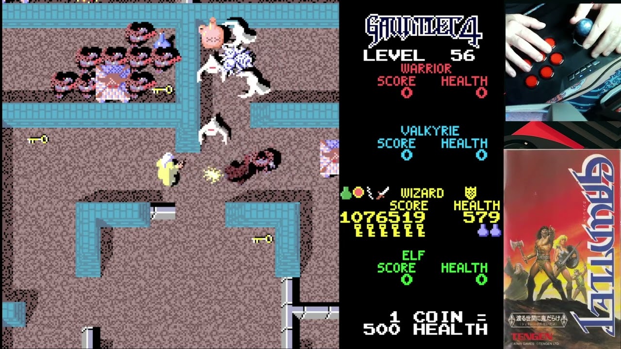 Gauntlet 4 - (USA) - (Aug 93) - Record mode - Wizard - Level 55~74✝