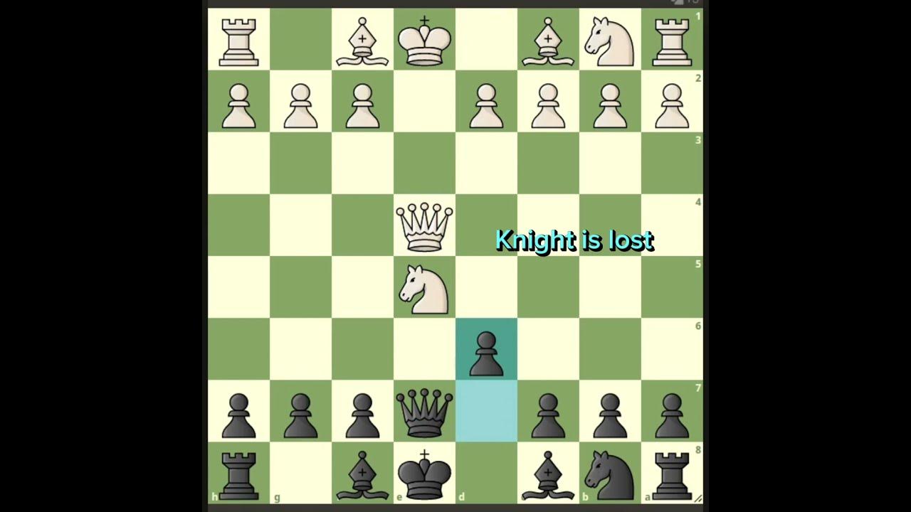 Winning Bishop in Queen's Gambit Ganhe o Bispo no gambito da Dama