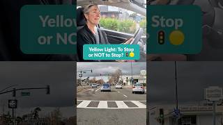 Should you stop or go on a yellow light? 🚦🤔
